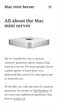 Mobile Screenshot of macminiserver.com